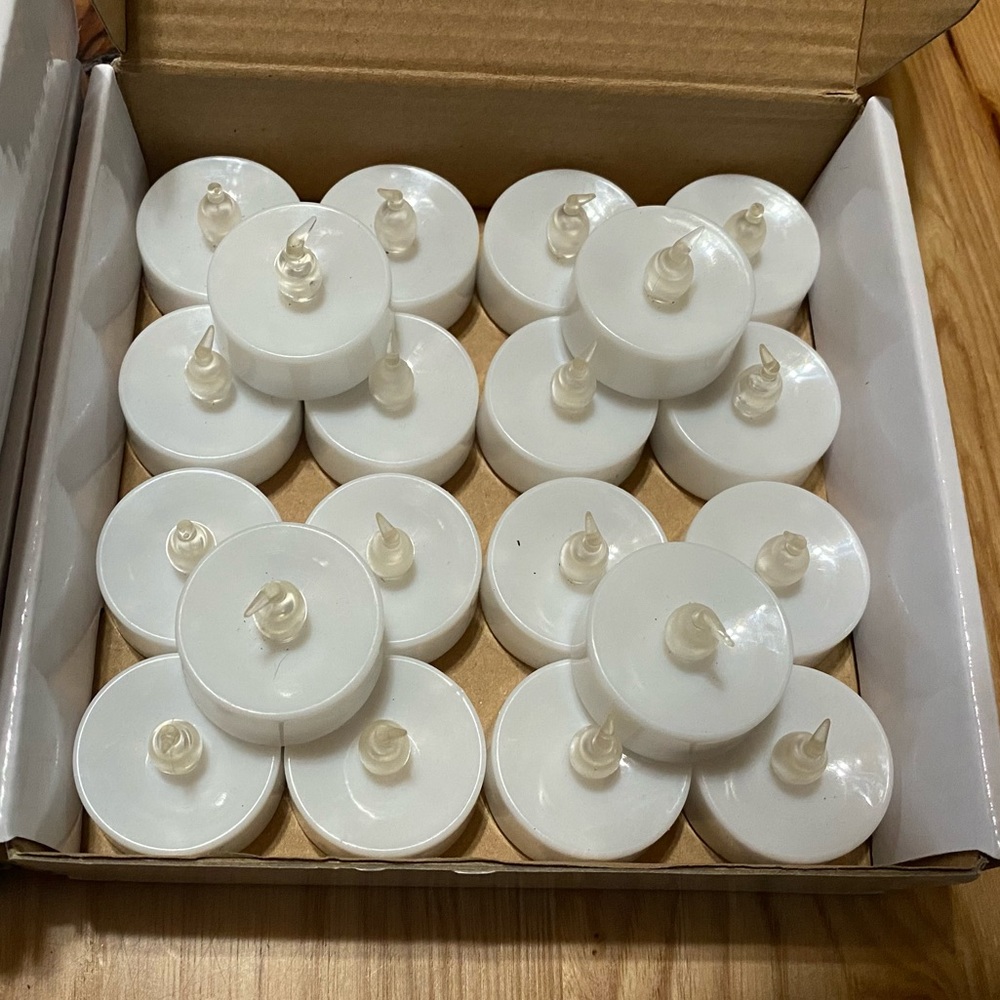 SOLD 20 Battery Operated Tea Lights SOLD
